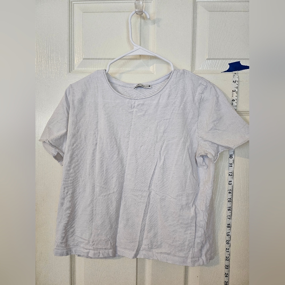 Women's Zara White T-Shirt